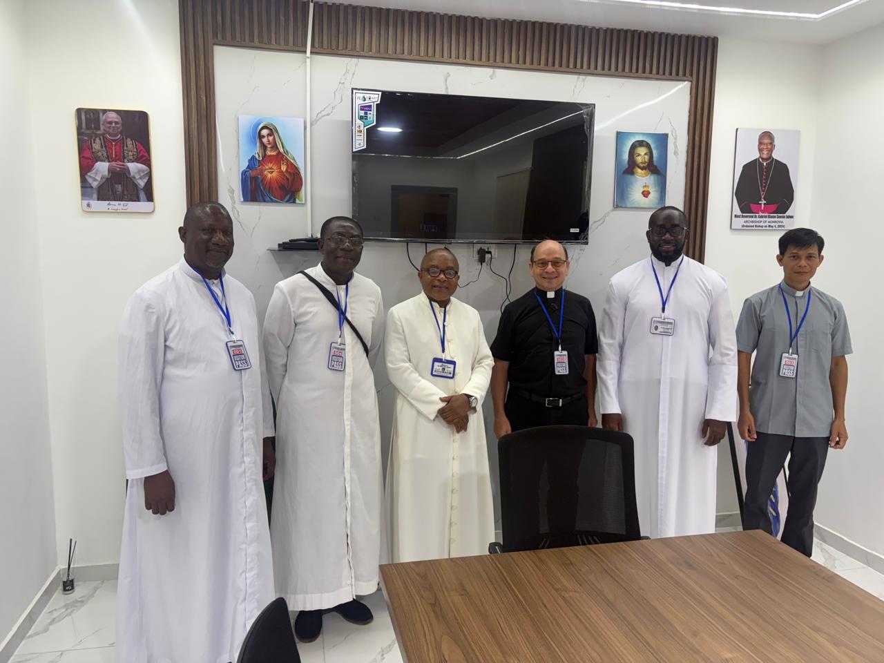 Vicar General and Vicar for Priests Meet with Priests of the Society of the Divine Word (SVD)