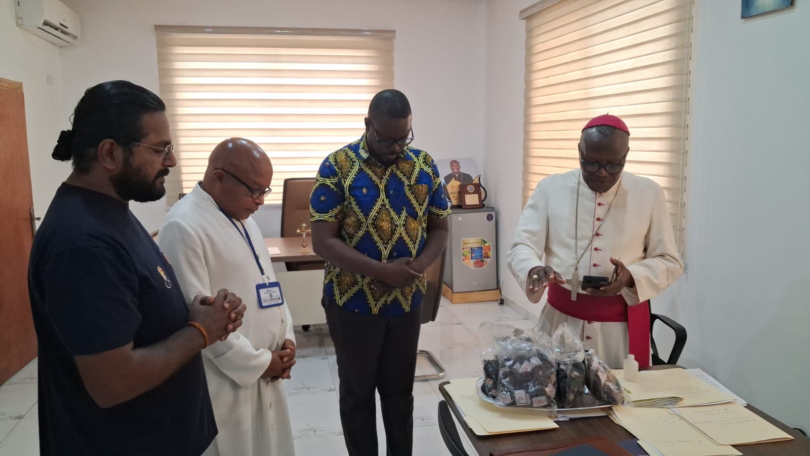 Archbishop Blesses 700 Scapulars for Annual Pilgrimage