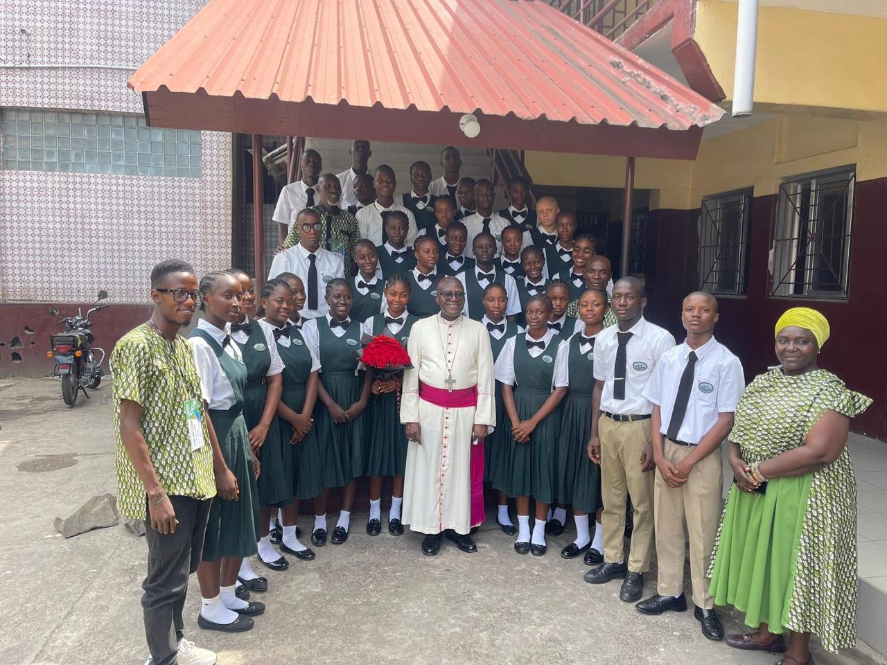 A Spirit-Filled Visit: Archbishop Visits Cathedral Catholic School